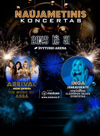 Naujieji metai Lietuvos pajūryje – su Ingos Jankauskaitės ir ABBA dainomis