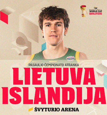 Atranka į Pasaulio krepšinio čempionatą: Lietuva-Islandija