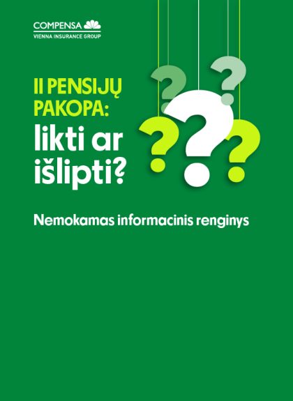 Ar verta likti II pensijų pakopoje? Kas nutiks nusprendus pasitraukti?