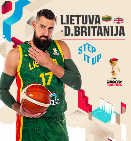 Atranka į Pasaulio krepšinio čempionatą: Lietuva – D.Britanija