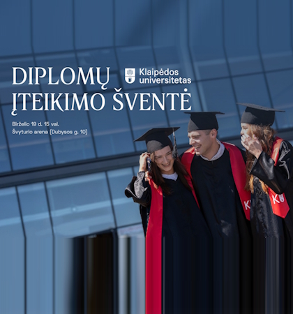 Klaipėdos universiteto diplomų įteikimo šventė