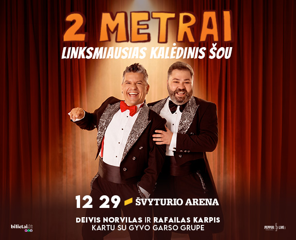 2 METRAI: Linksmiausias Kalėdinis Šou