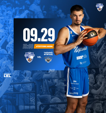 EUROCUP: Neptūnas – Dolomiti Energia Trento