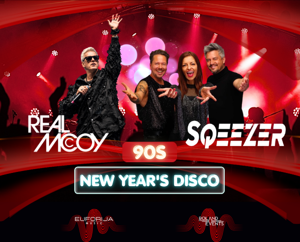 Real McCoy x Sqeezer: 90's New Years' Disco